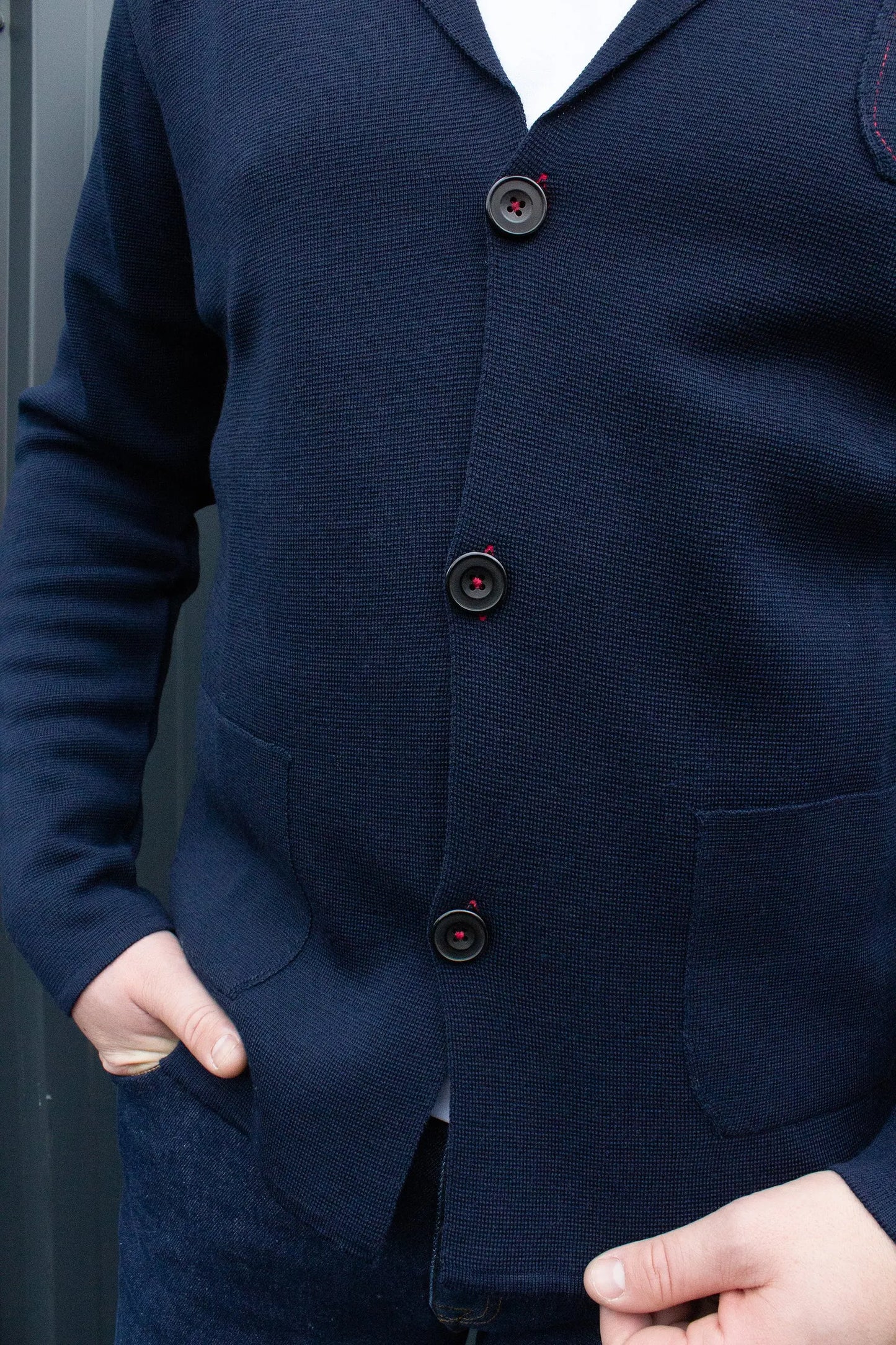 Cardigan en Laine Mérinos « Edouard » La 5ème Homme