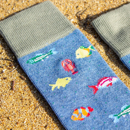 Chaussettes « Christine » Poissons La 5ème Homme
