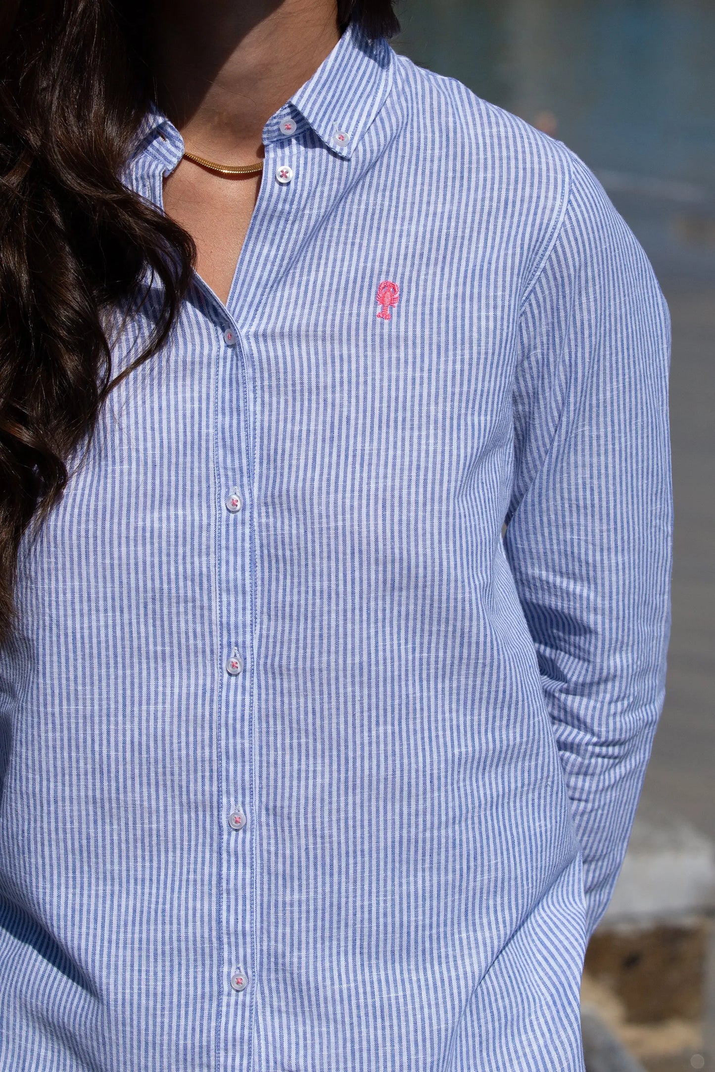 Chemise Rayée en Lin La 5ème Femme