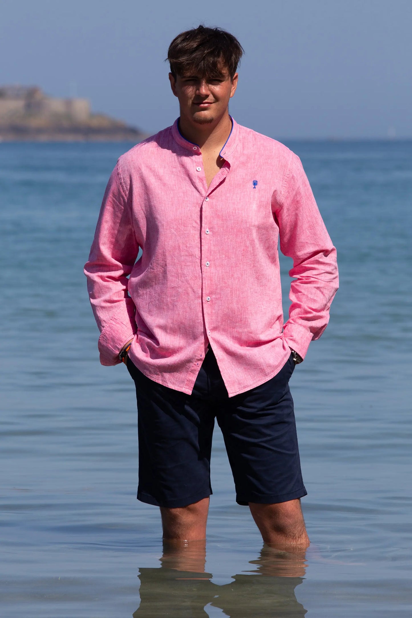 Chemise « Mao » en Lin La 5ème Homme