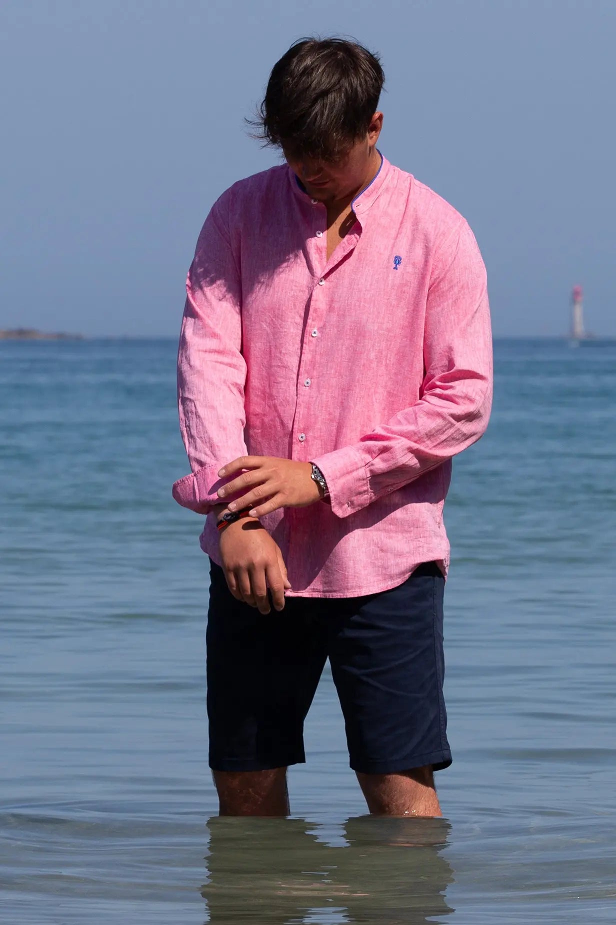 Chemise « Mao » en Lin La 5ème Homme