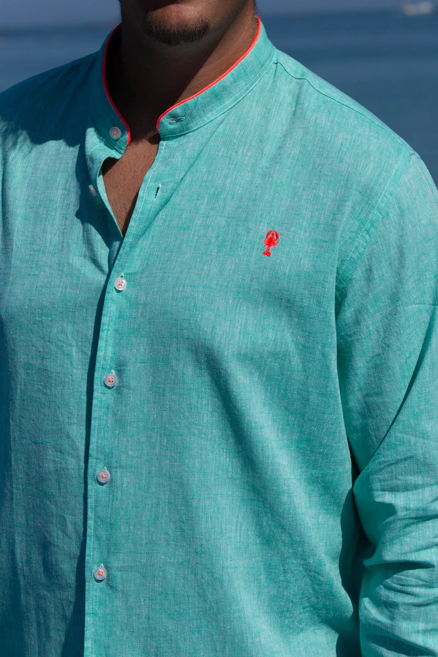 Chemise « Mao » en Lin La 5ème Homme