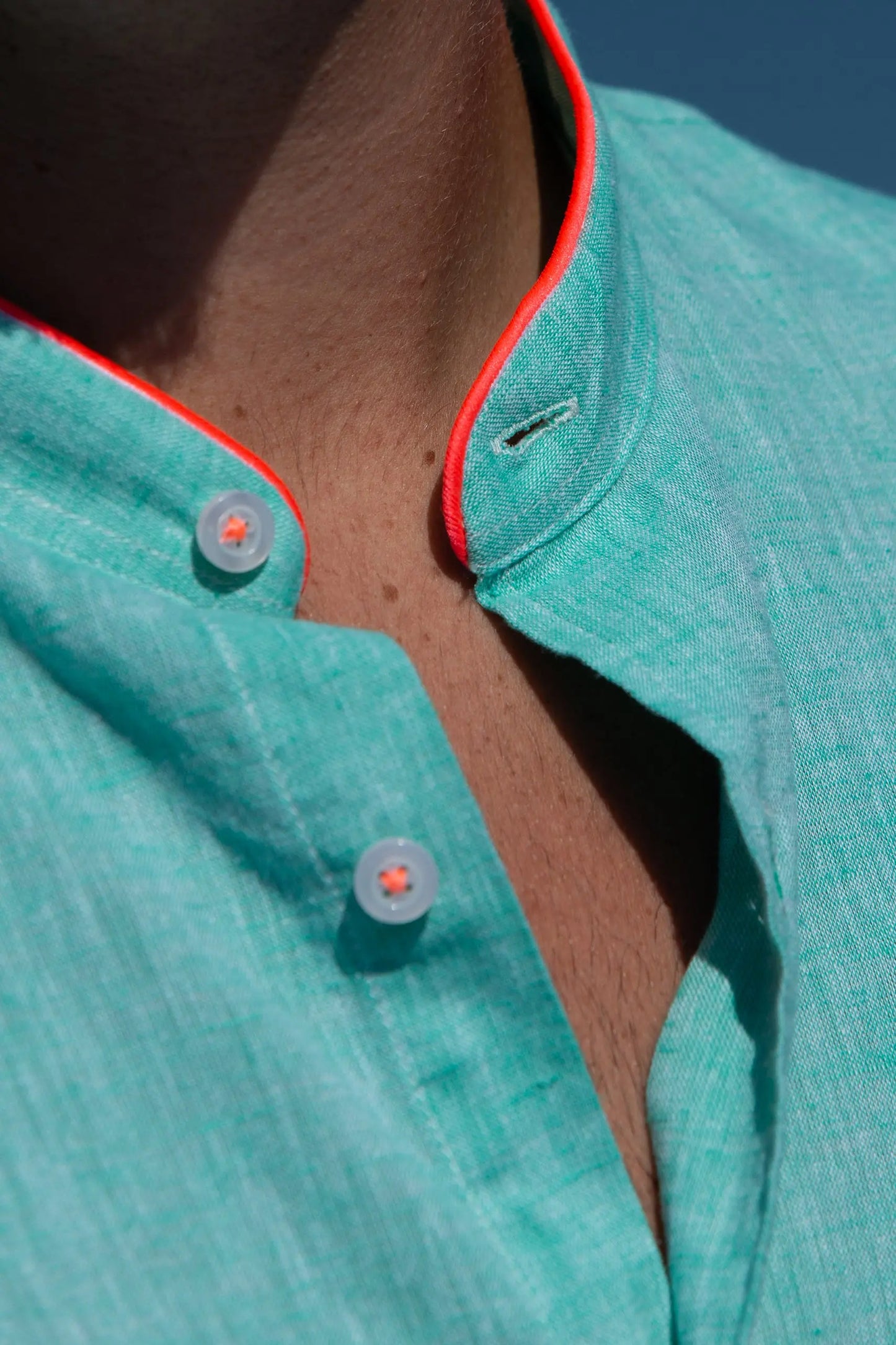 Chemise « Mao » en Lin La 5ème Homme