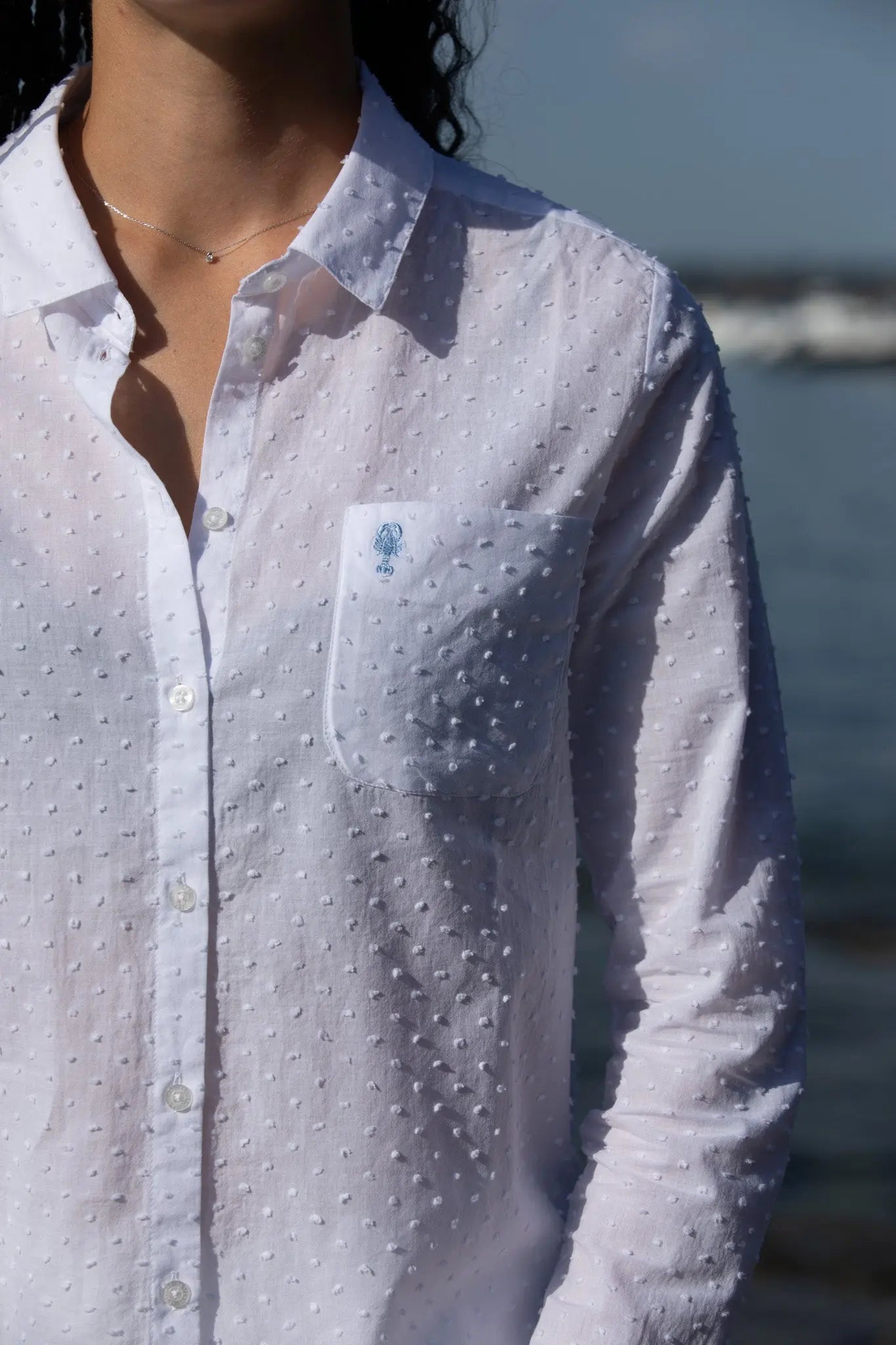 Chemise en Coton Brodée "Lili" La 5ème Homme