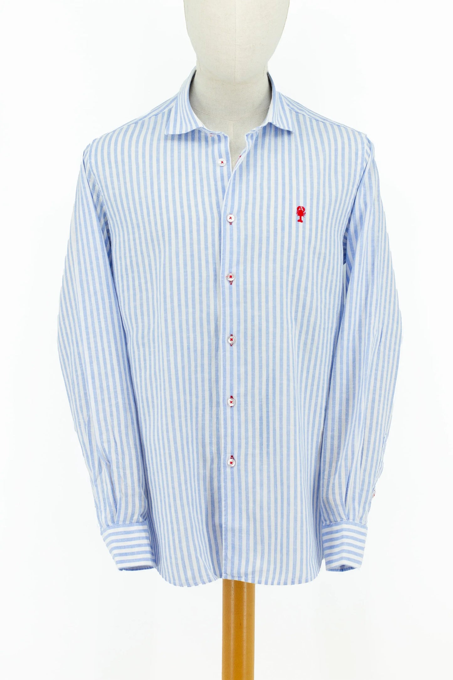 Chemise en Lin Rayée La 5ème Homme