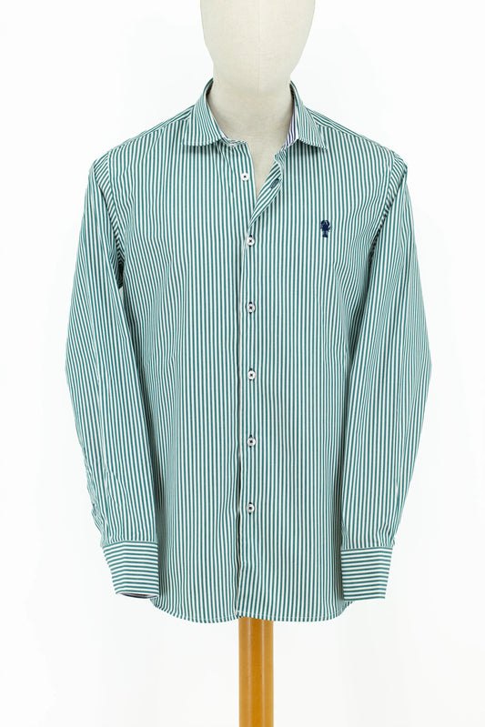 Chemise en Popeline Rayée La 5ème Homme