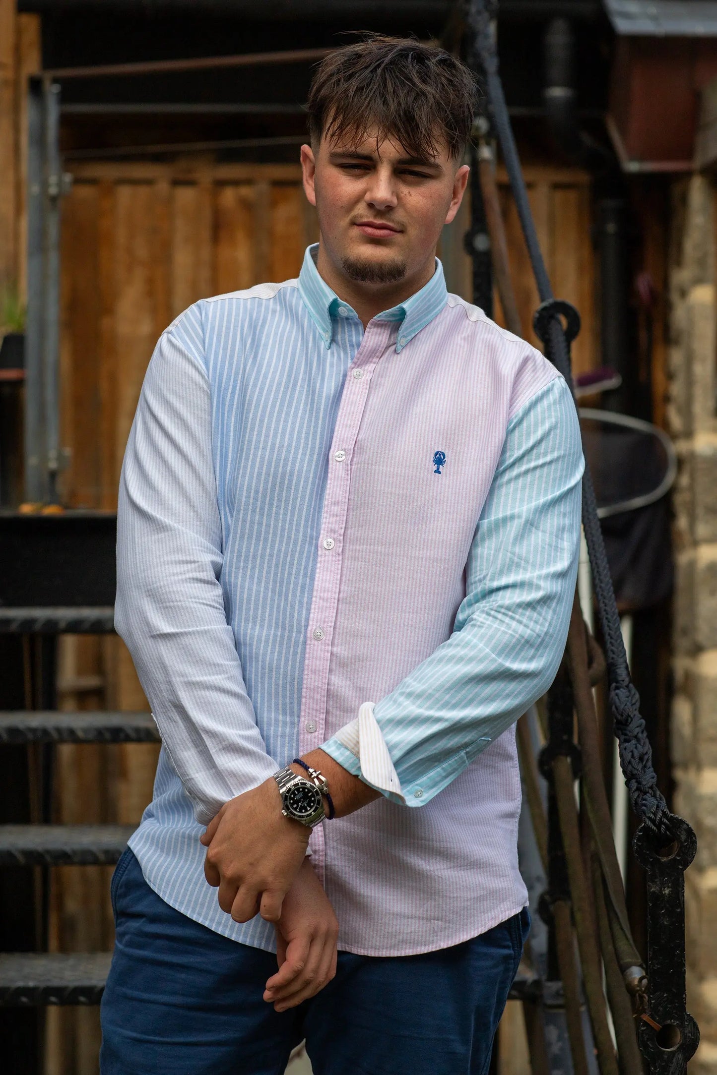 Chemise Oxford Rayée « Passy » La 5ème Homme