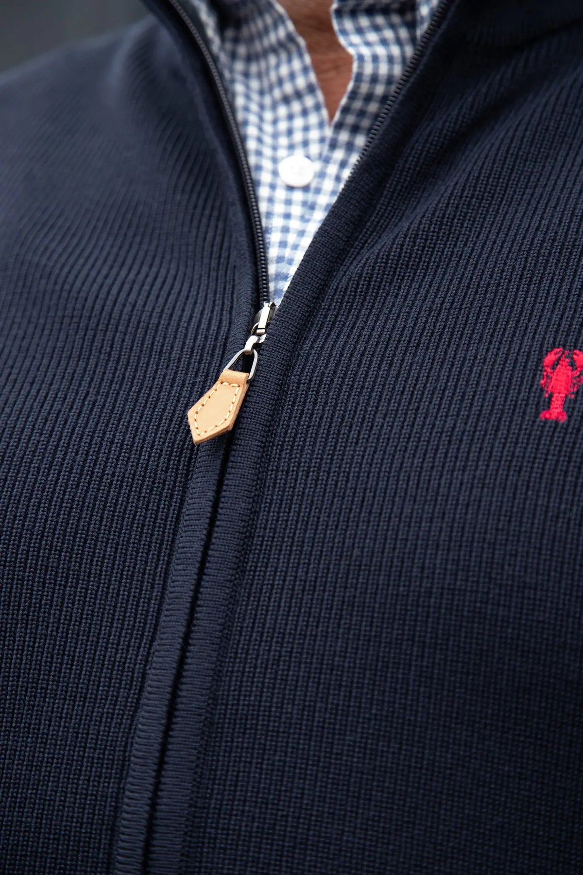 Gilet Marin Zippé « Antoine » La 5ème Homme