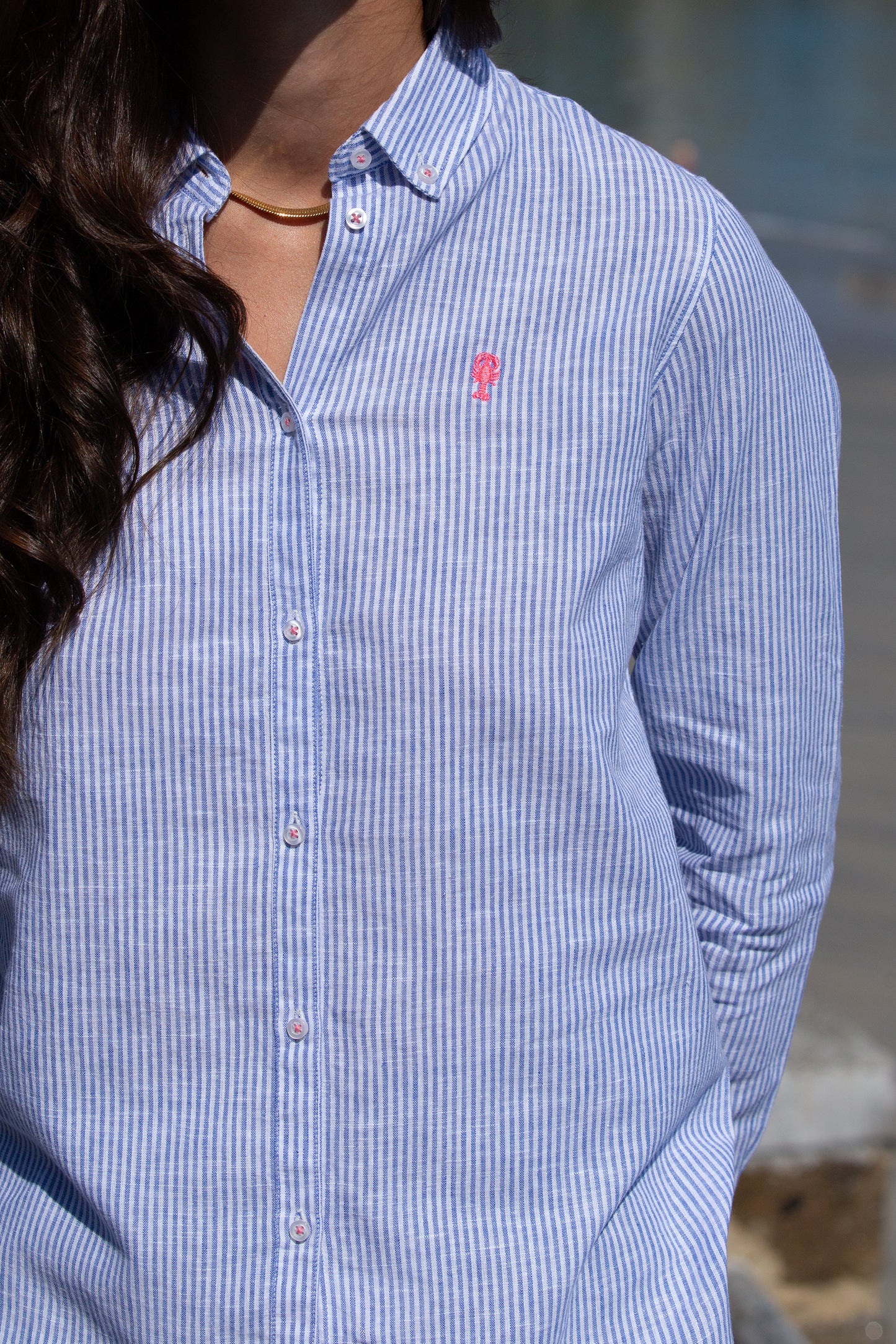 Chemise Rayée en Lin