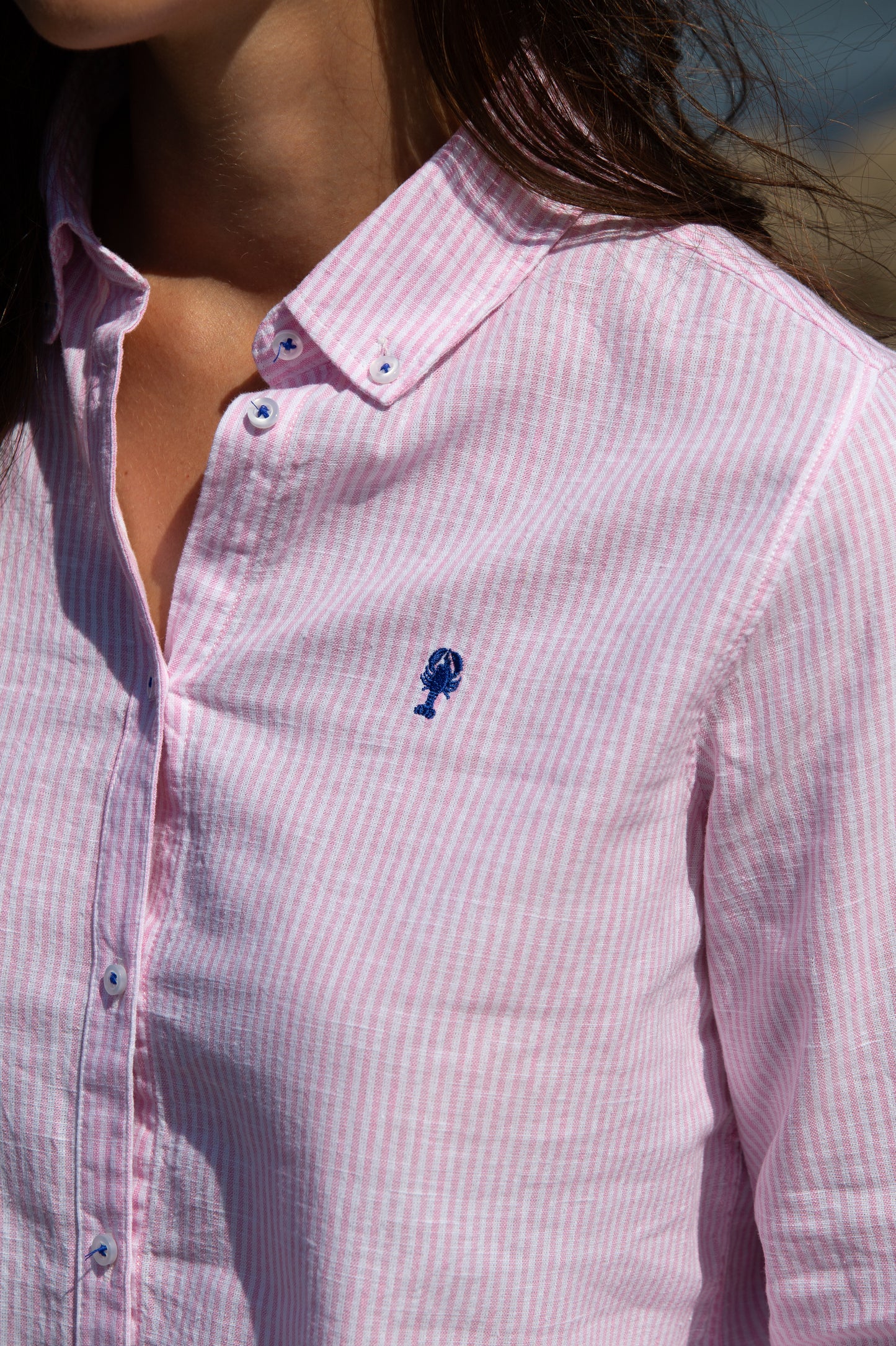 Chemise Rayée en Lin