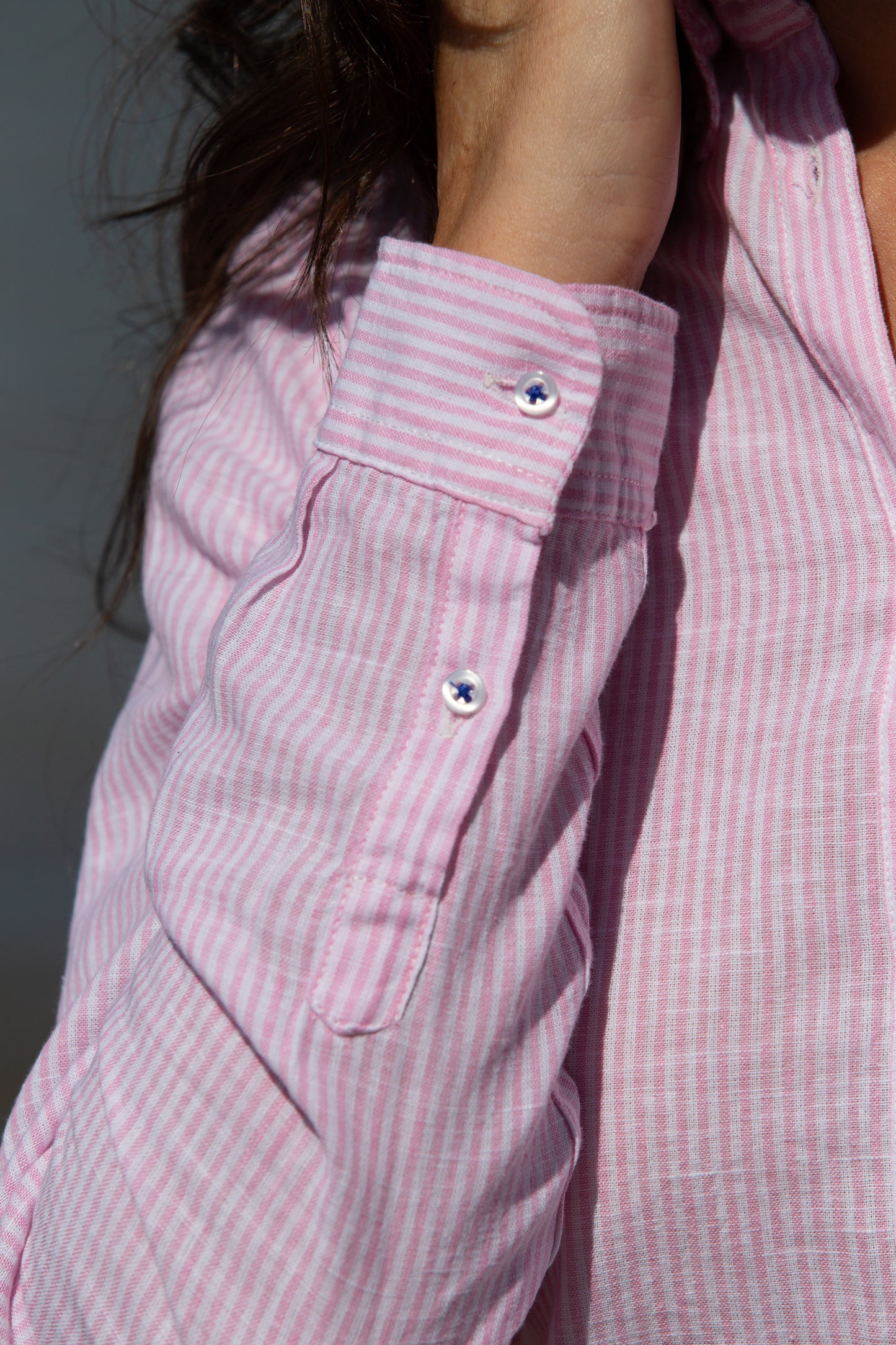Chemise Rayée en Lin