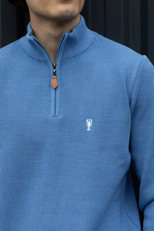 Pull Marin Col Zippé « Alexandre » La 5ème Homme