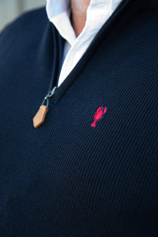 Pull Marin Col Zippé « Alexandre » La 5ème Homme