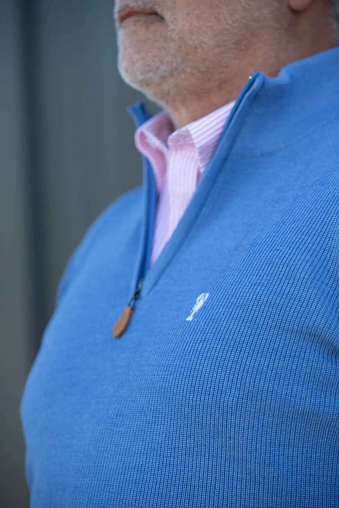Pull Marin Col Zippé « Alexandre » La 5ème Homme
