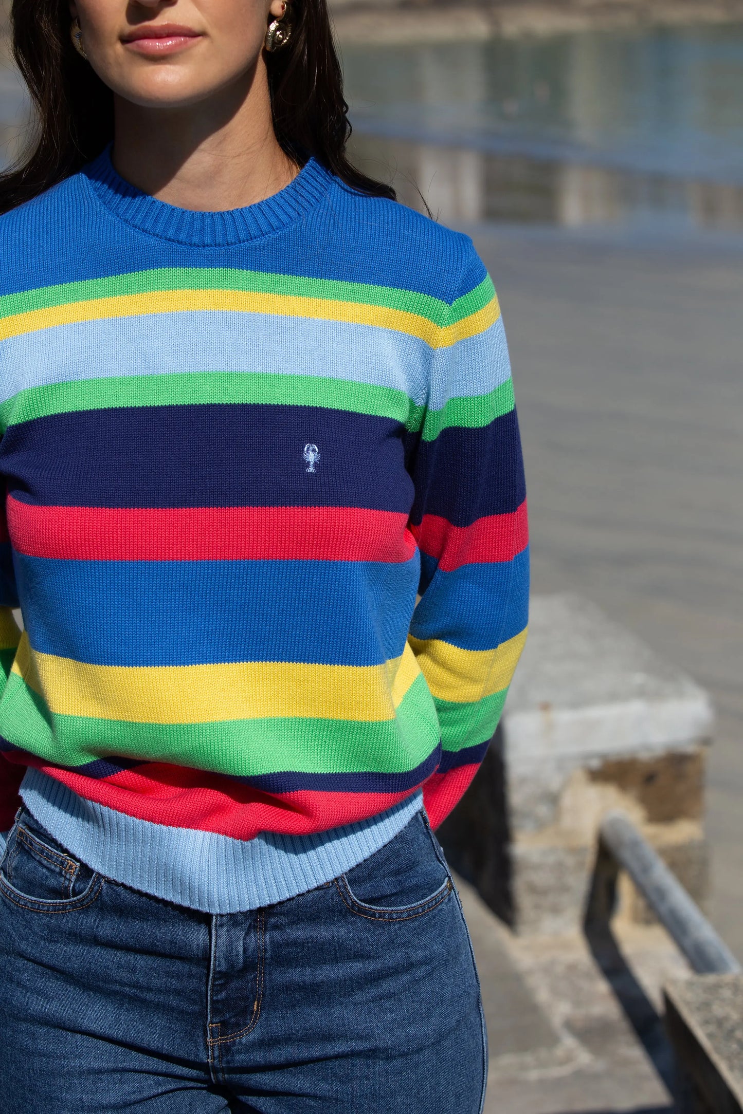 Pull en Coton Rayé « Iris » La 5ème Femme