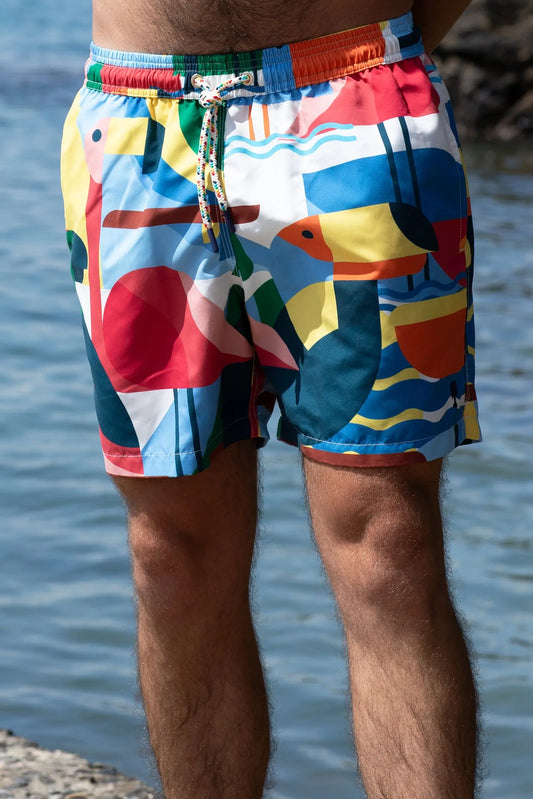 Short de bain « Christophe » Toucans La 5ème Homme