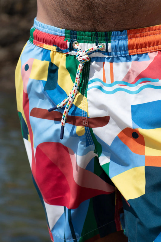 Short de bain « Christophe » Toucans La 5ème Homme