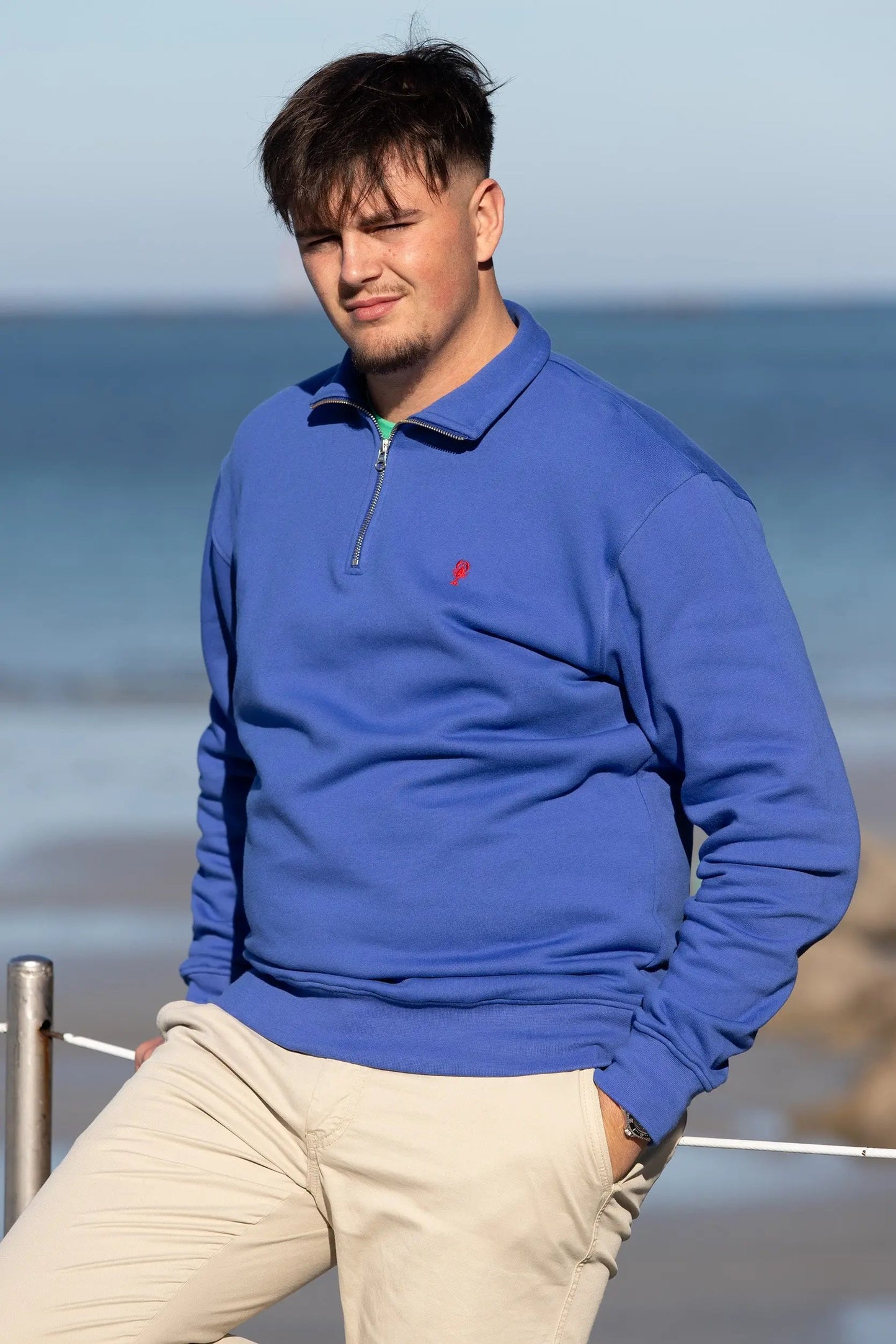 Sweat Col Zippé « Nice » La 5ème Homme