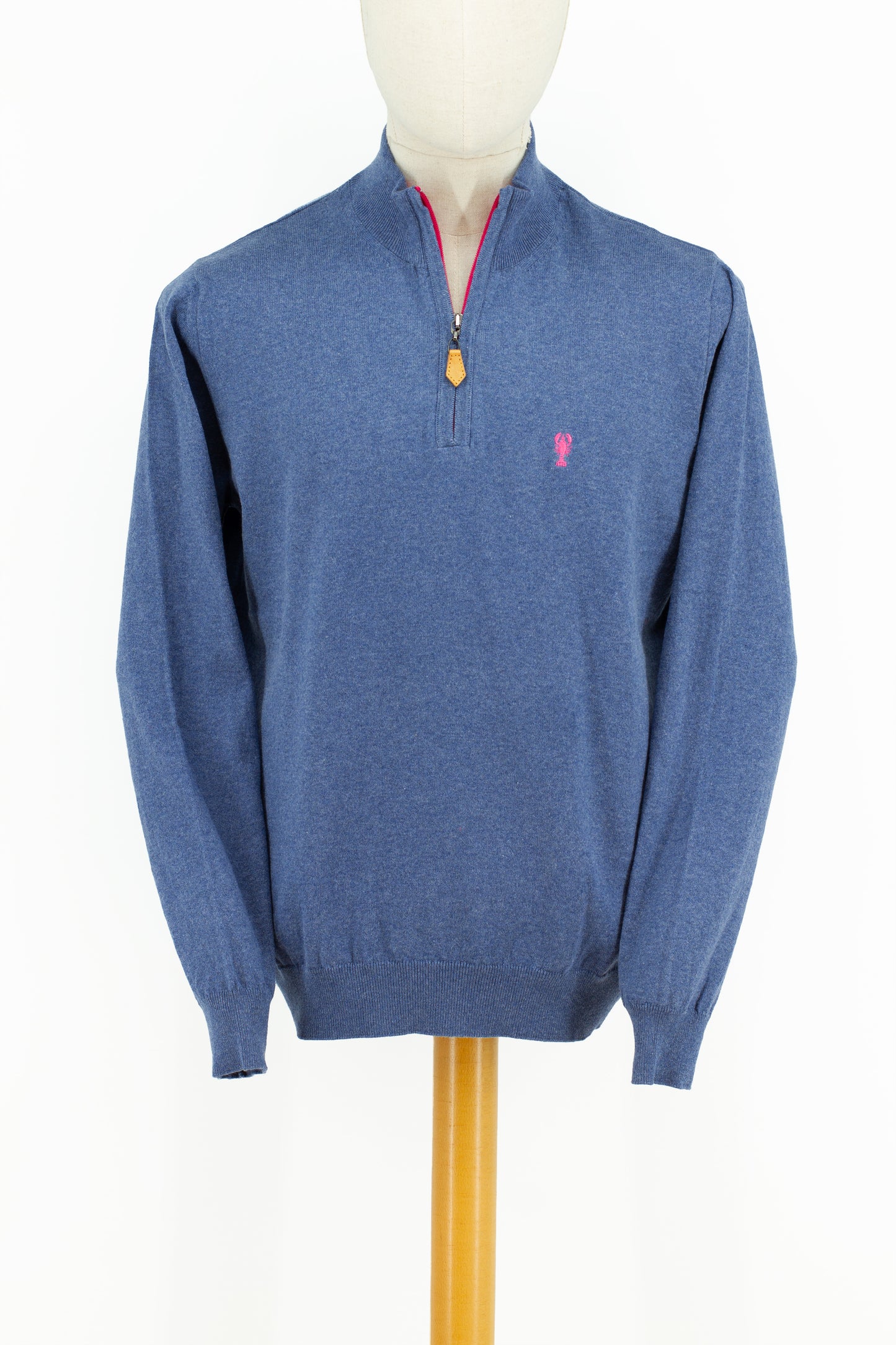 “Benoit” Zip-Neck Sweater