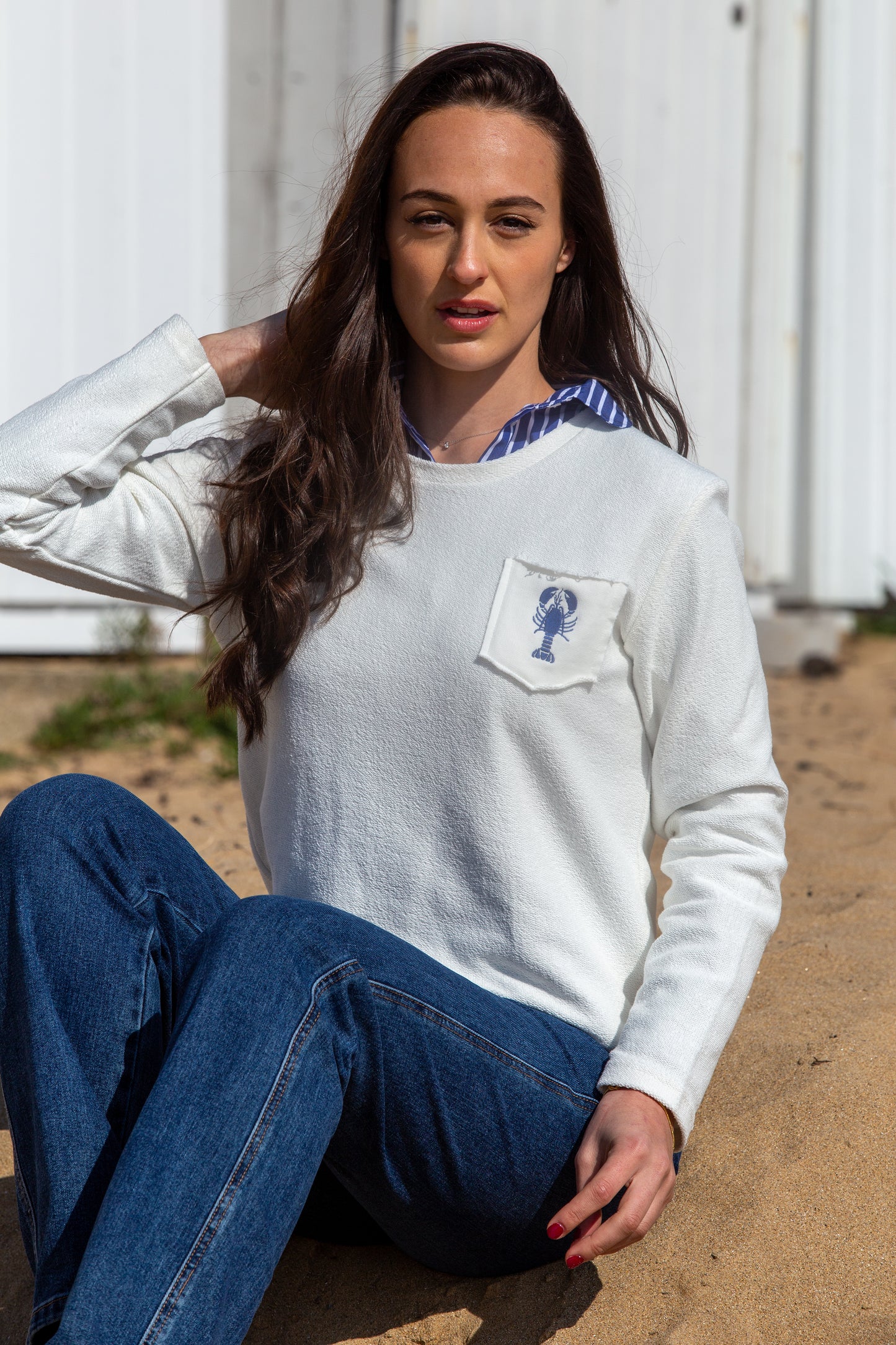 Lightweight “Sangria” sweatshirt