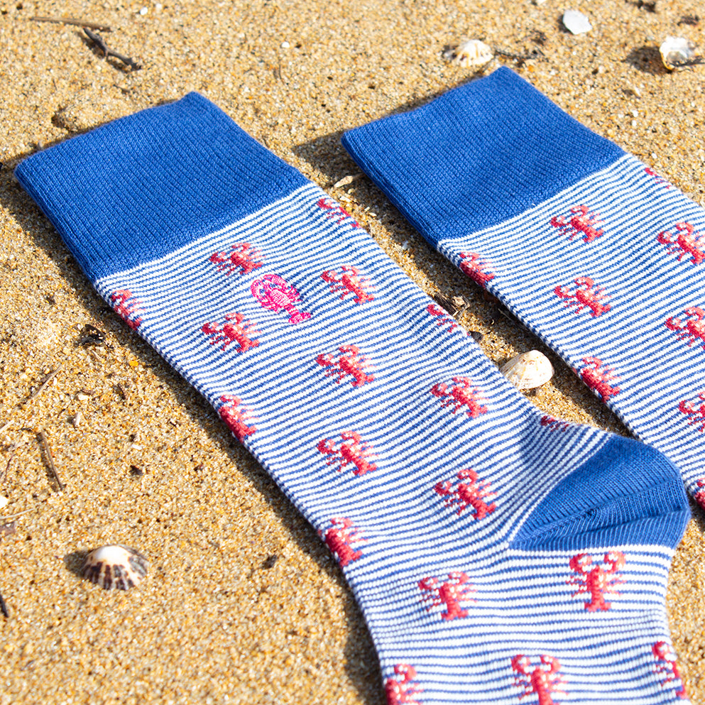Chaussettes « Christine » Rayée Homards