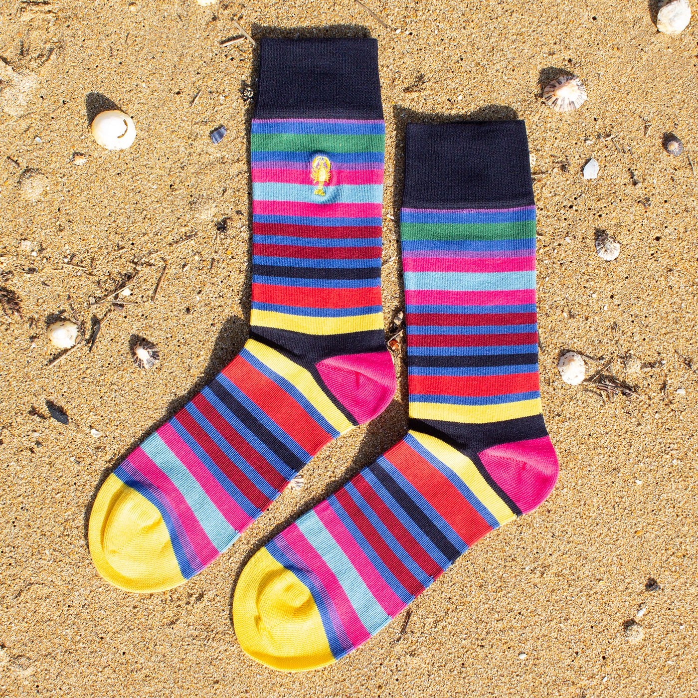 Chaussettes « Christine » Rayées