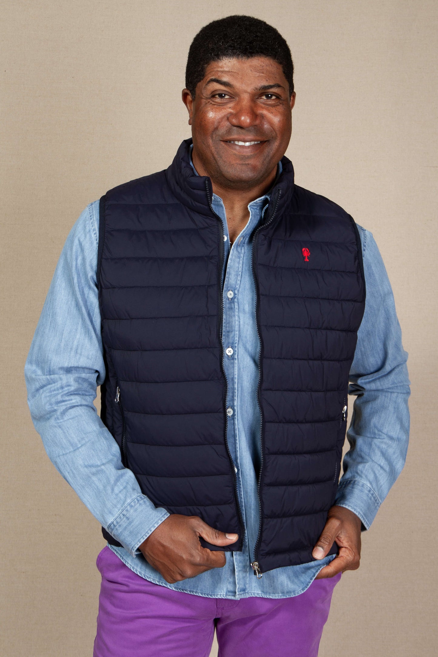 Sleeveless down jacket