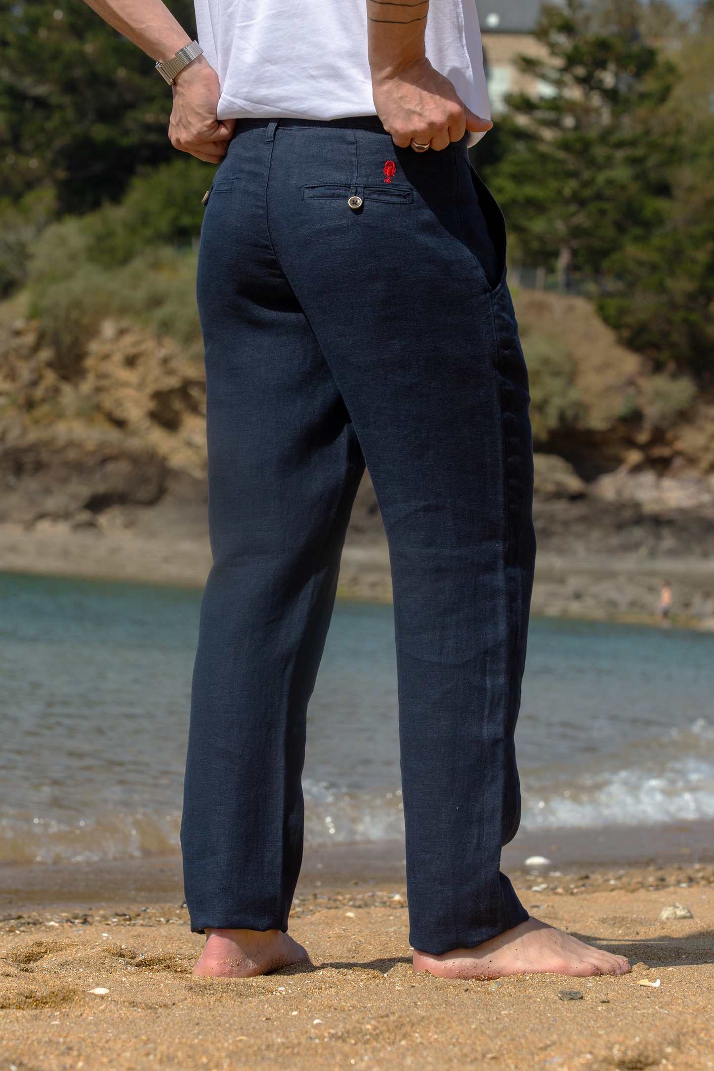 Pantalon en Lin