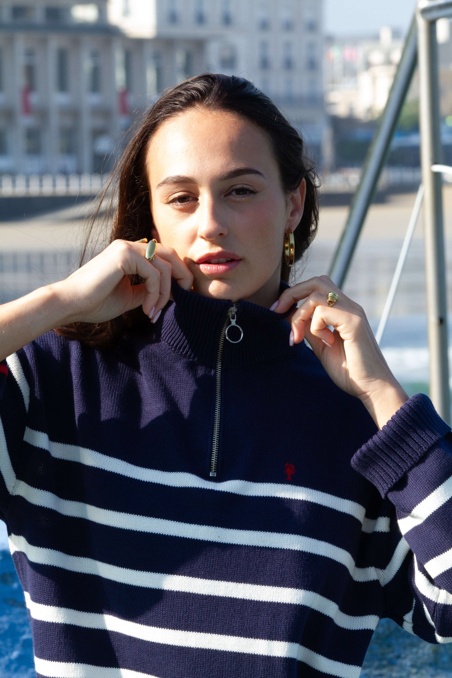 “Marine” sweater