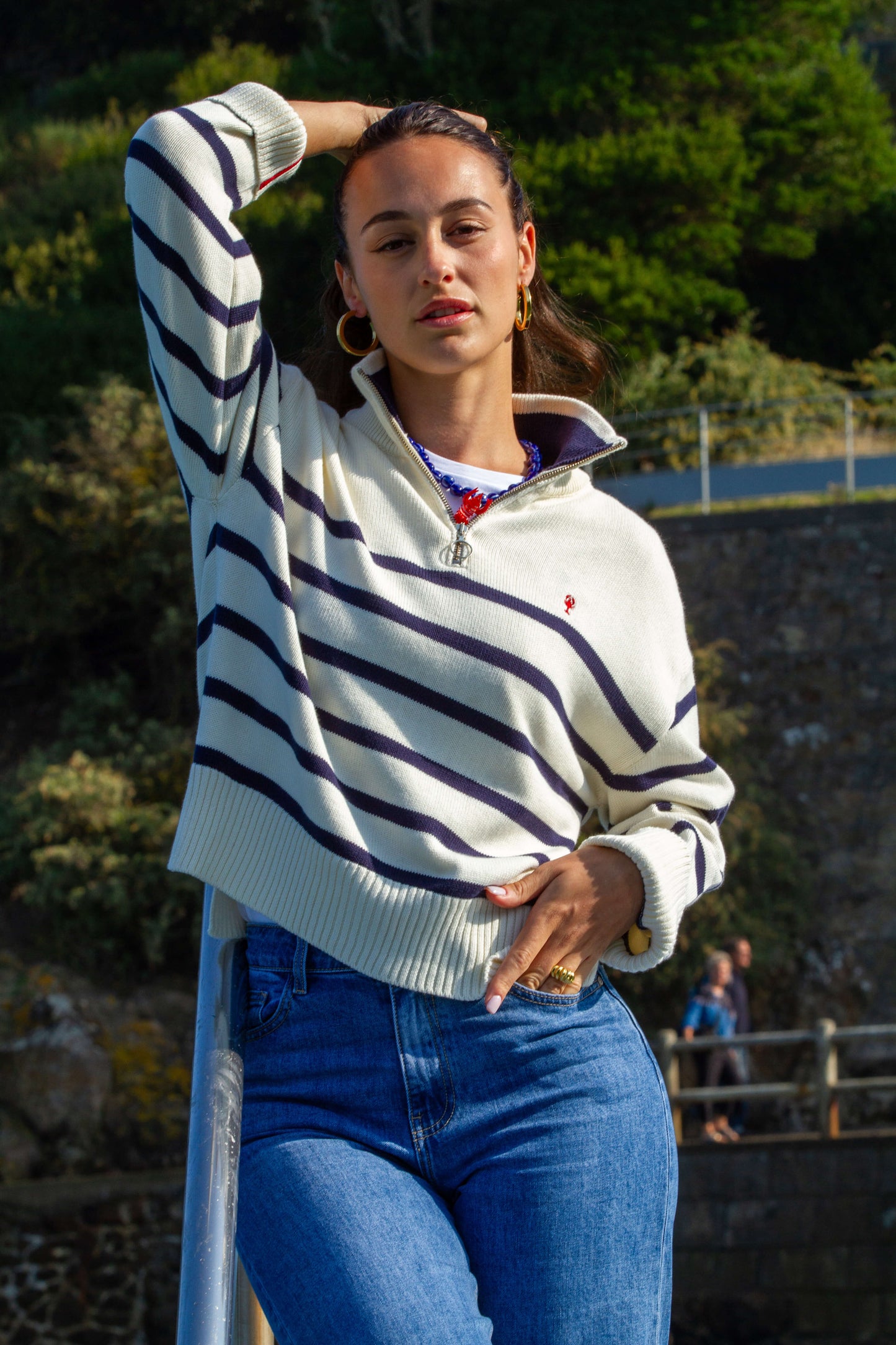 “Marine” sweater