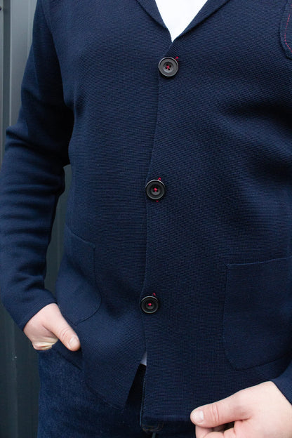 Cardigan en Laine Mérinos « Edouard » La 5ème Homme 