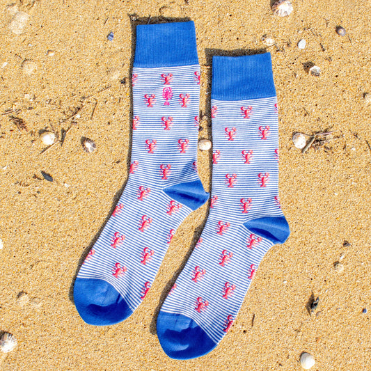 Chaussettes « Christine » Rayée Homards La 5ème Homme 