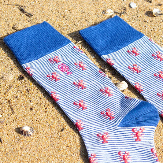 Chaussettes « Christine » Rayée Homards La 5ème Homme 