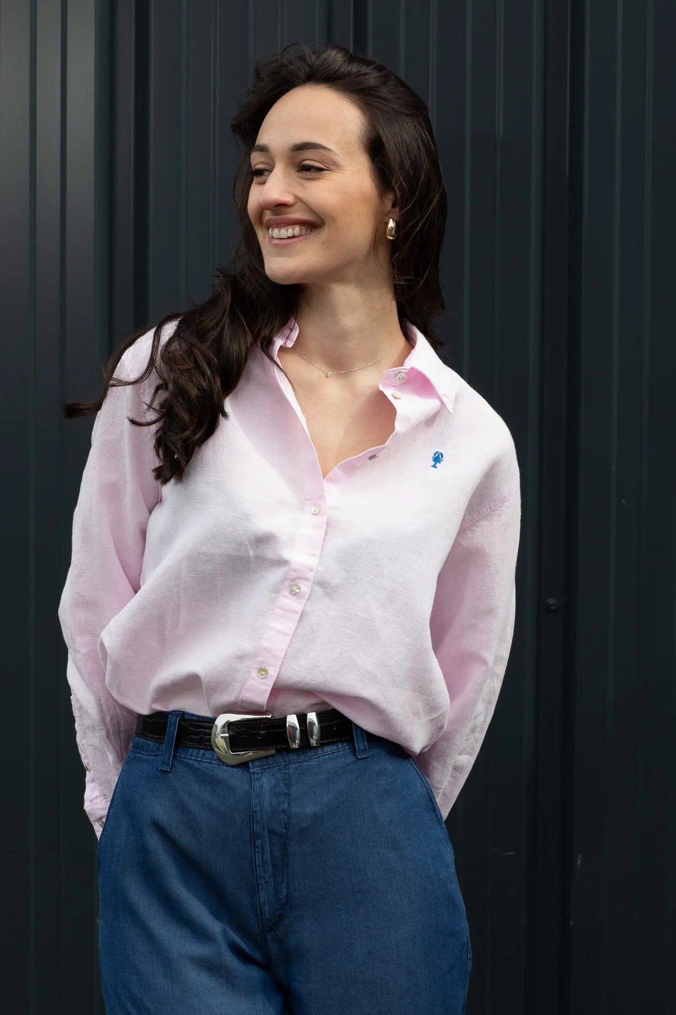 Chemise Lin Oversize « Aurélia » Unie La 5ème Femme 