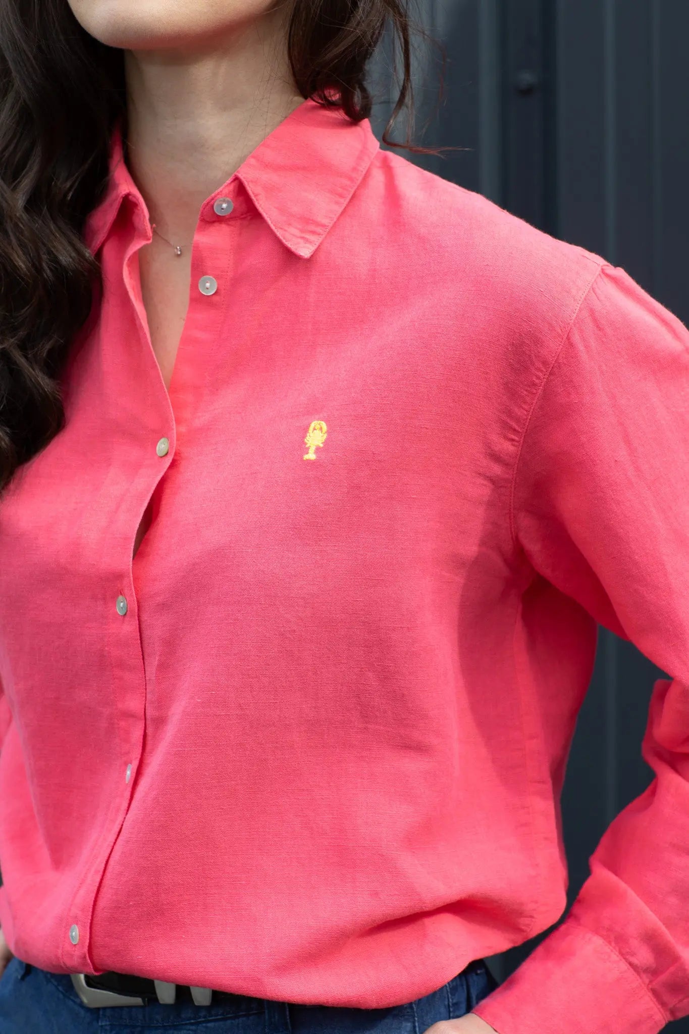 Chemise Lin Oversize « Aurélia » Unie La 5ème Femme 