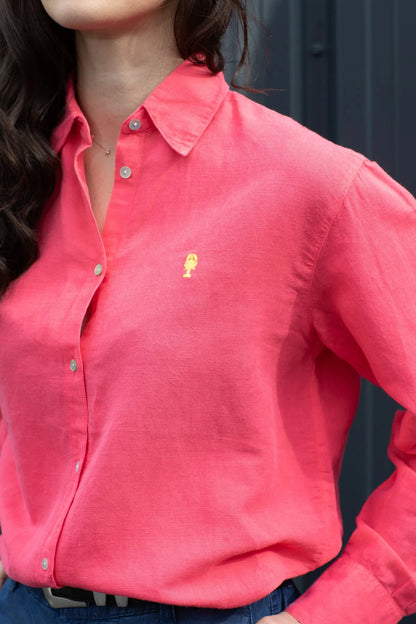 Chemise Lin Oversize « Aurélia » Unie La 5ème Femme 