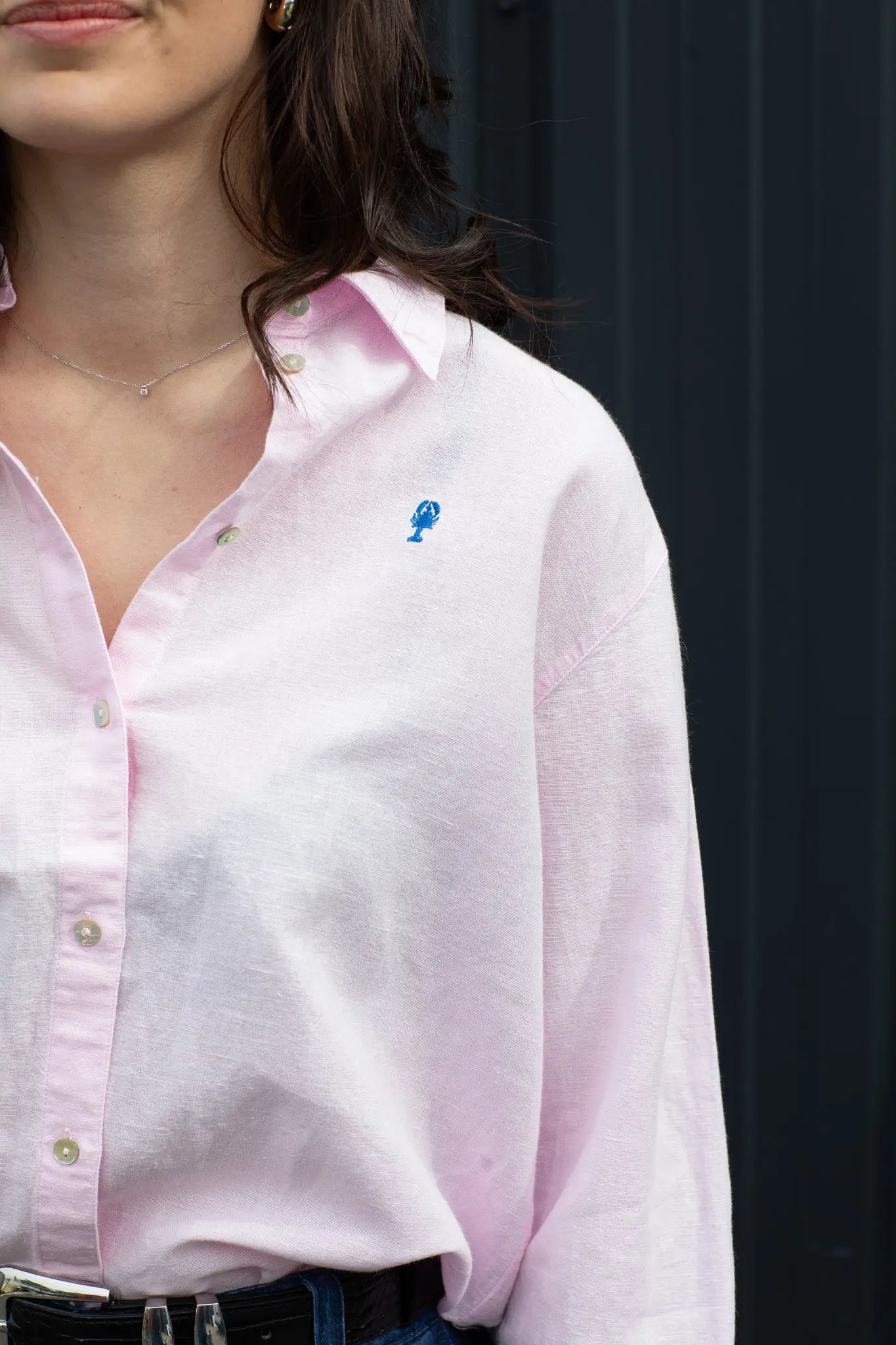 Chemise Lin Oversize « Aurélia » Unie La 5ème Femme 