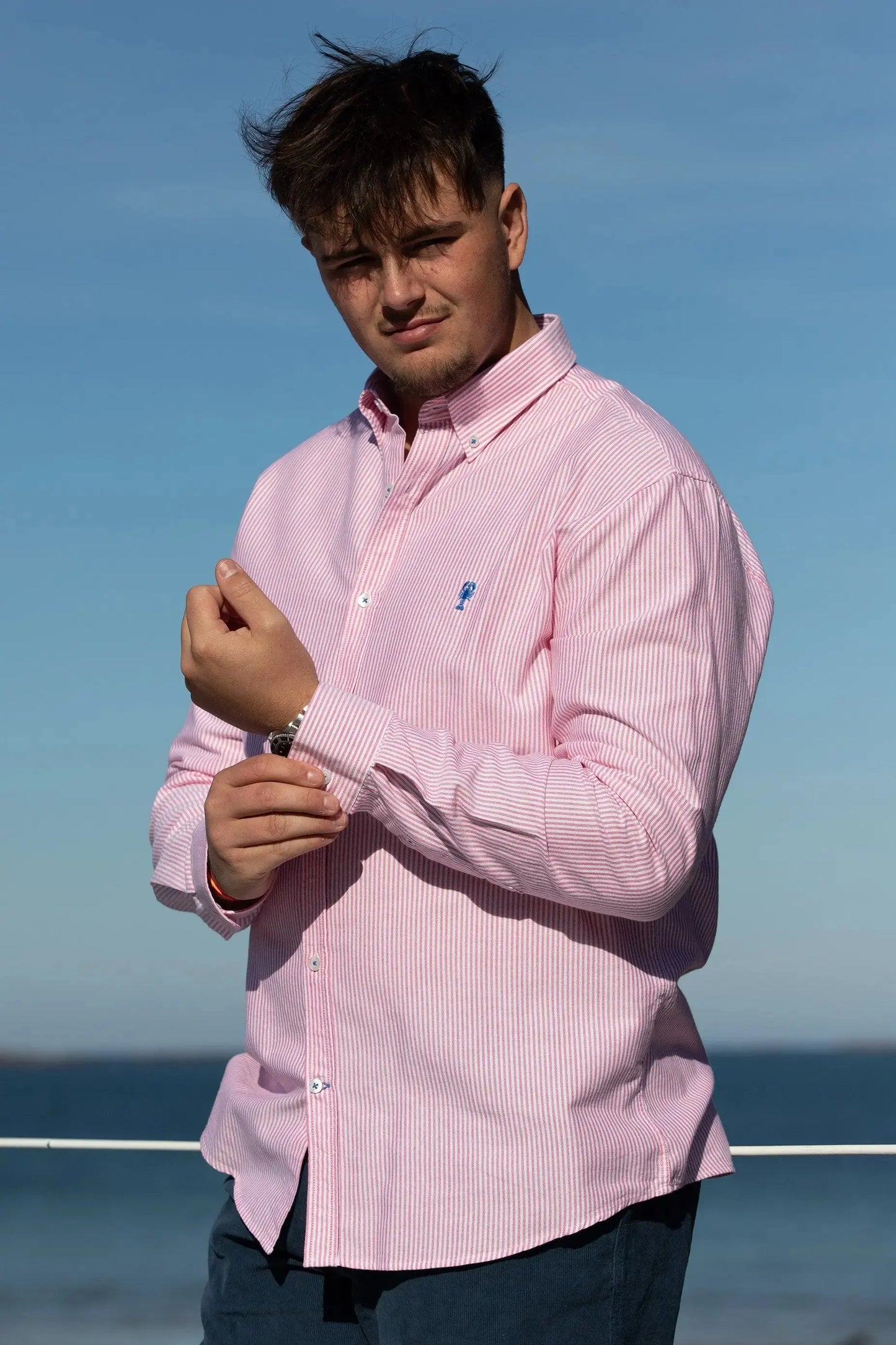 Chemise Oxford Rayée « Touquet » GD La 5ème Homme 