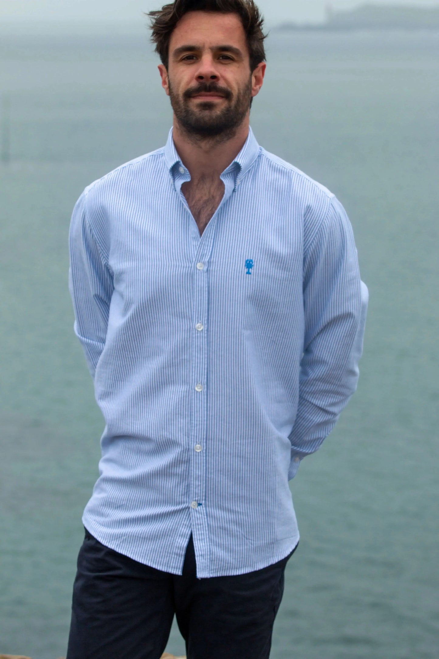 Chemise Oxford Rayée « Touquet » GD La 5ème Homme 