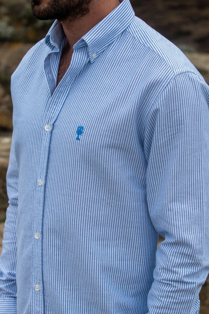 Chemise Oxford Rayée « Touquet » GD La 5ème Homme 