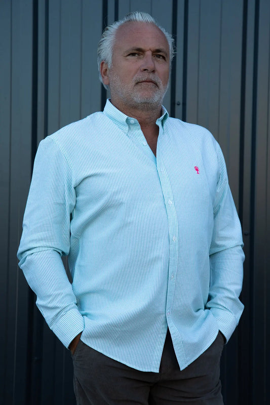 Chemise Oxford Rayée « Touquet » La 5ème Homme 