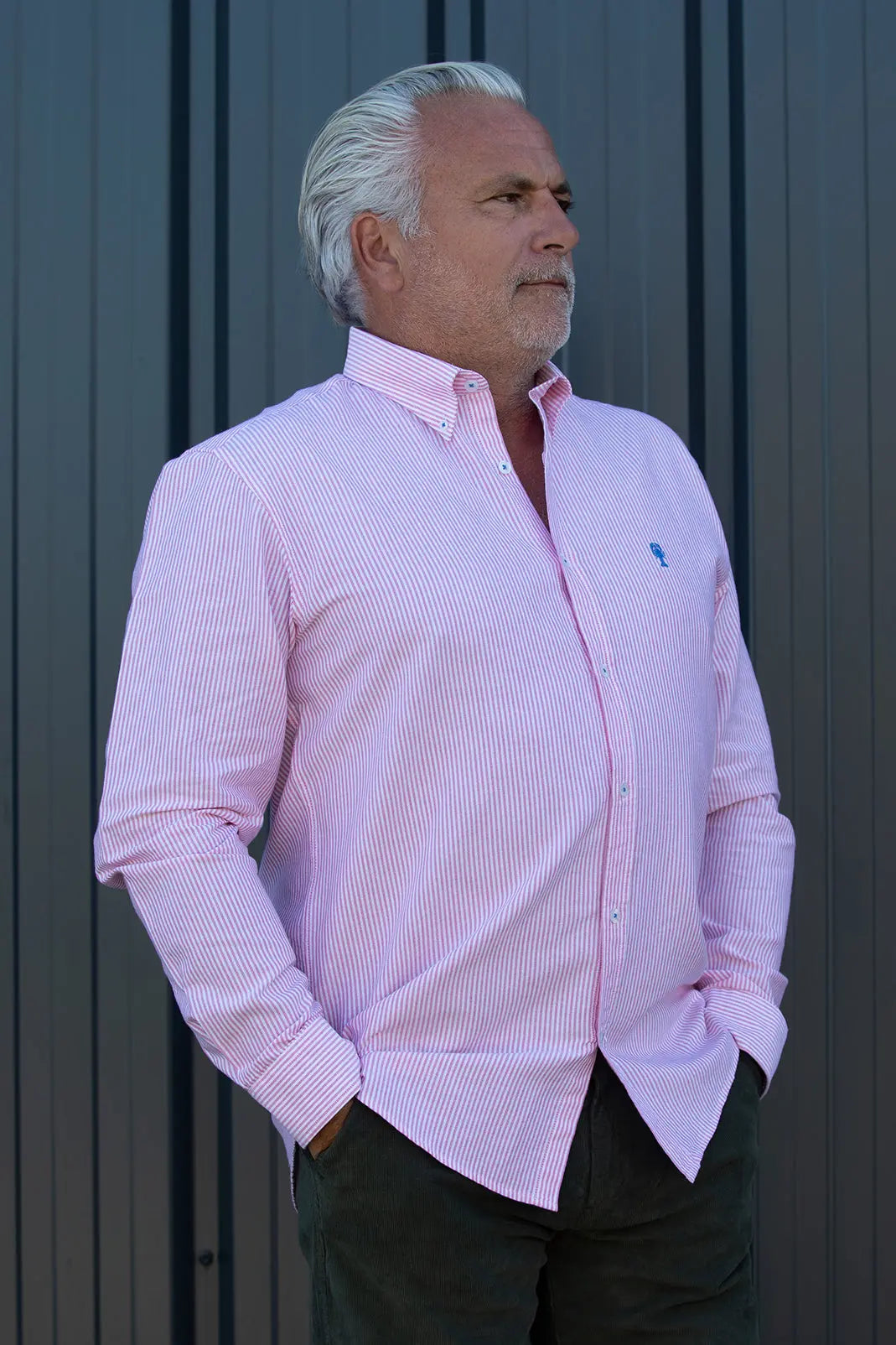 Chemise Oxford Rayée « Touquet » La 5ème Homme 