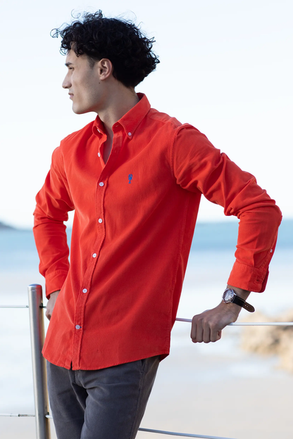 Chemise Velours Côtelé « Quimper » La 5ème Homme 