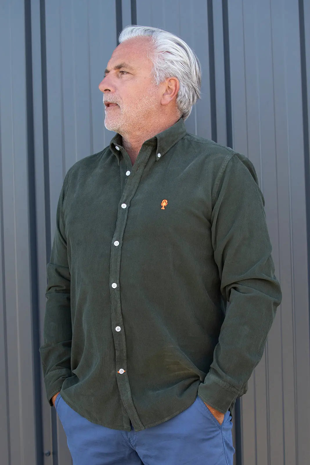 Chemise Velours Côtelé « Quimper » La 5ème Homme 