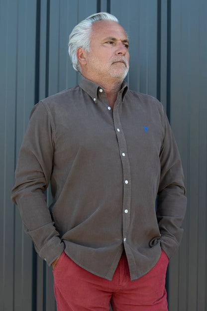 Chemise Velours Côtelé « Quimper » La 5ème Homme 