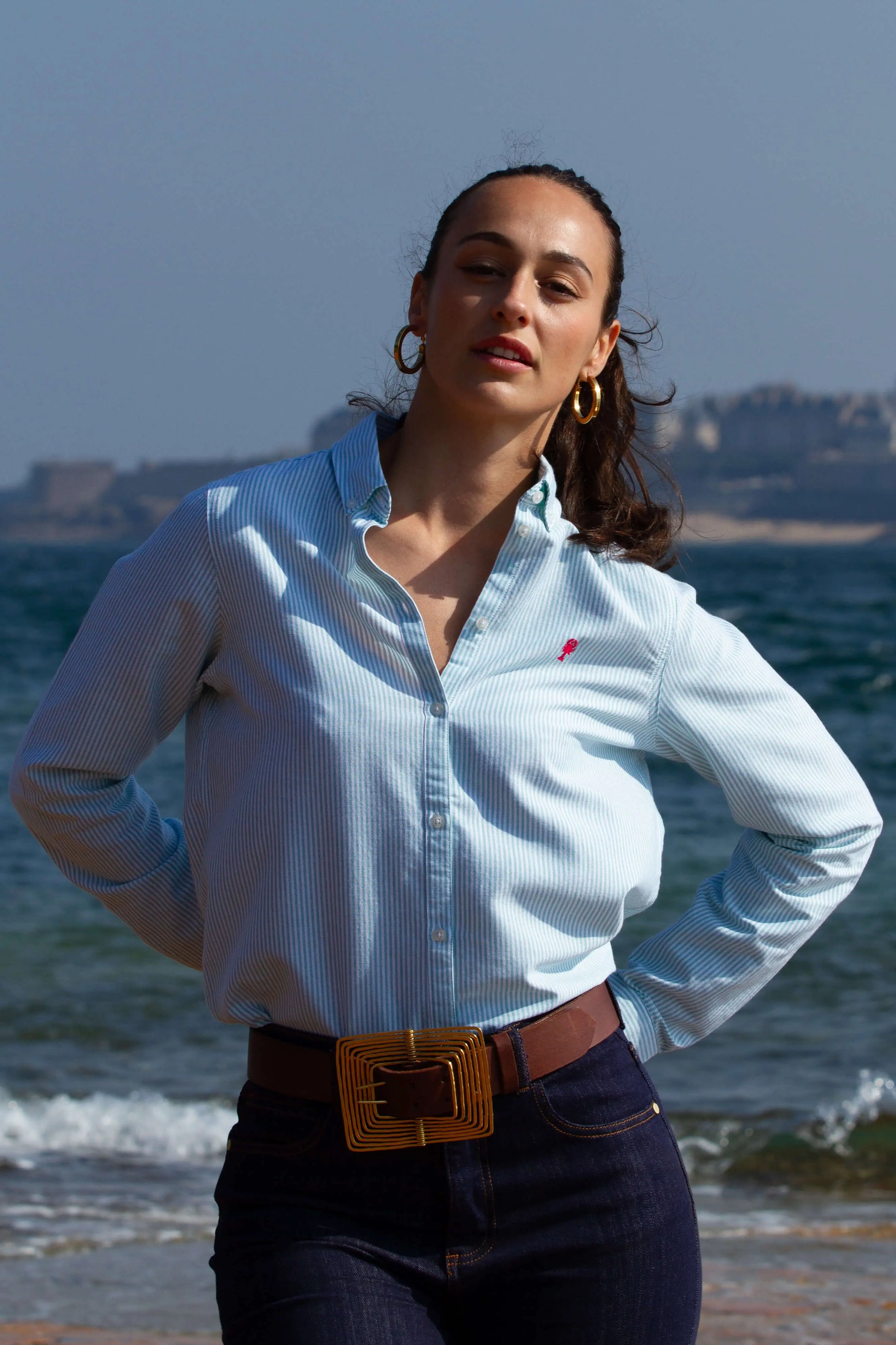 Chemise « Dominique » Rayée La 5ème Femme 