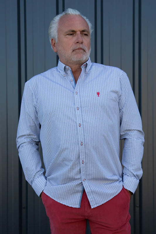 Chemise à Motif « Quiberon » La 5ème Homme 
