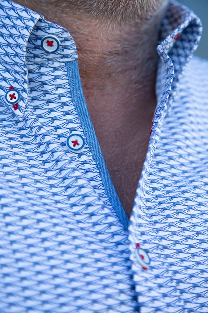 Chemise à Motif « Quiberon » La 5ème Homme 