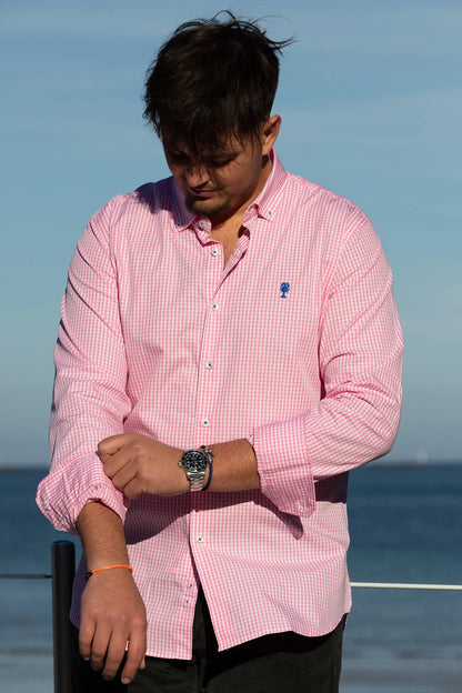 Chemise à carreaux Vichy  La 5ème Homme 