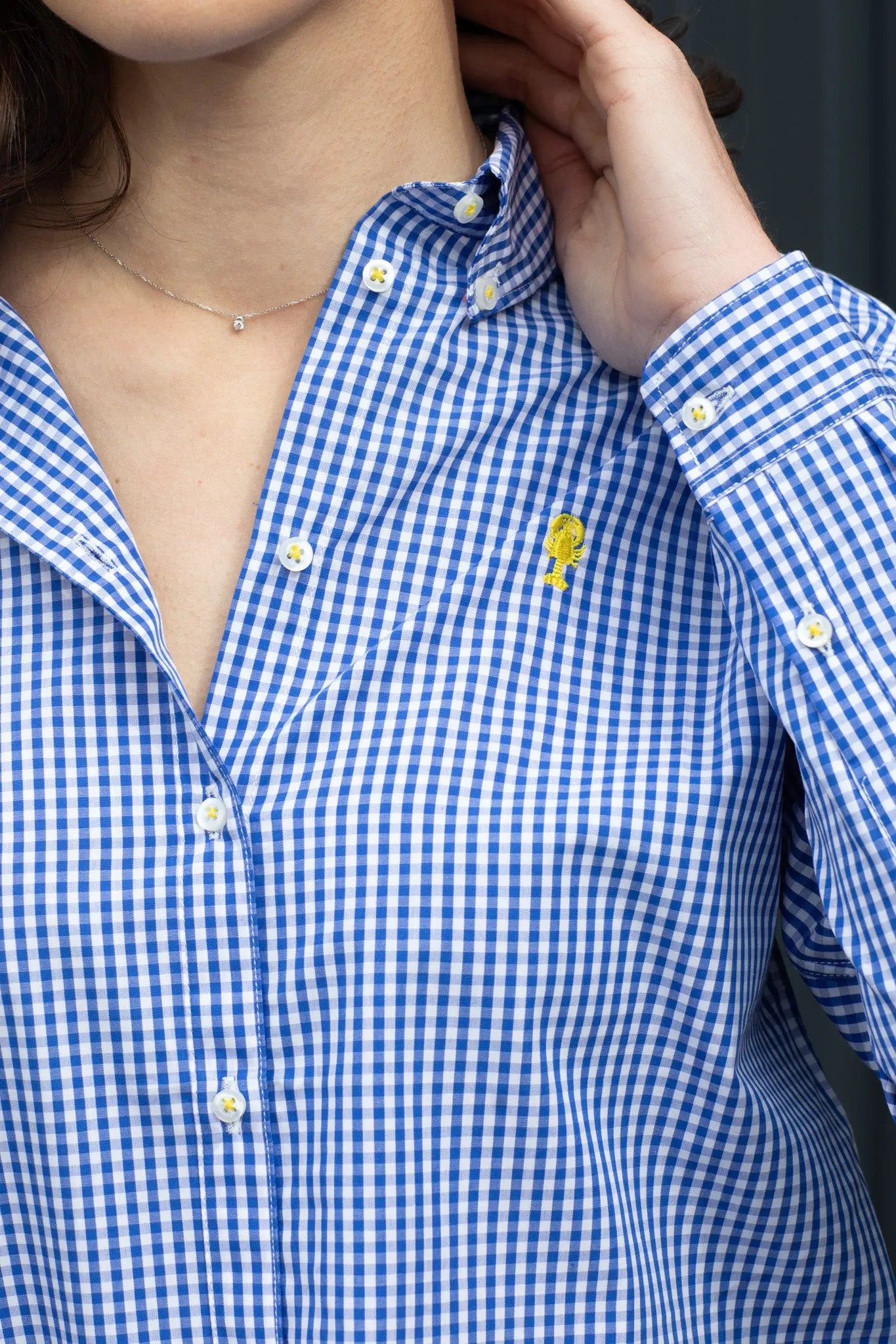 Chemise à carreaux Vichy  (Copie) La 5ème Homme 